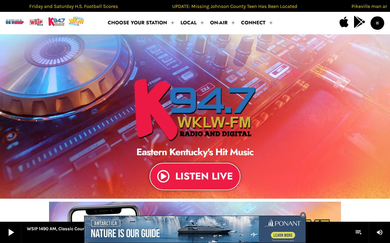 WKLW Lawrence County arrest news source relevant to Blaine booking research